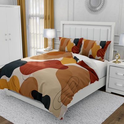 Bedding Sets Polyester Box Stitch Floral Duvet Cover & Insert Set