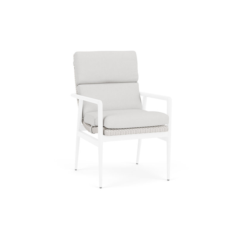 Outdoor Dining Armchair, White