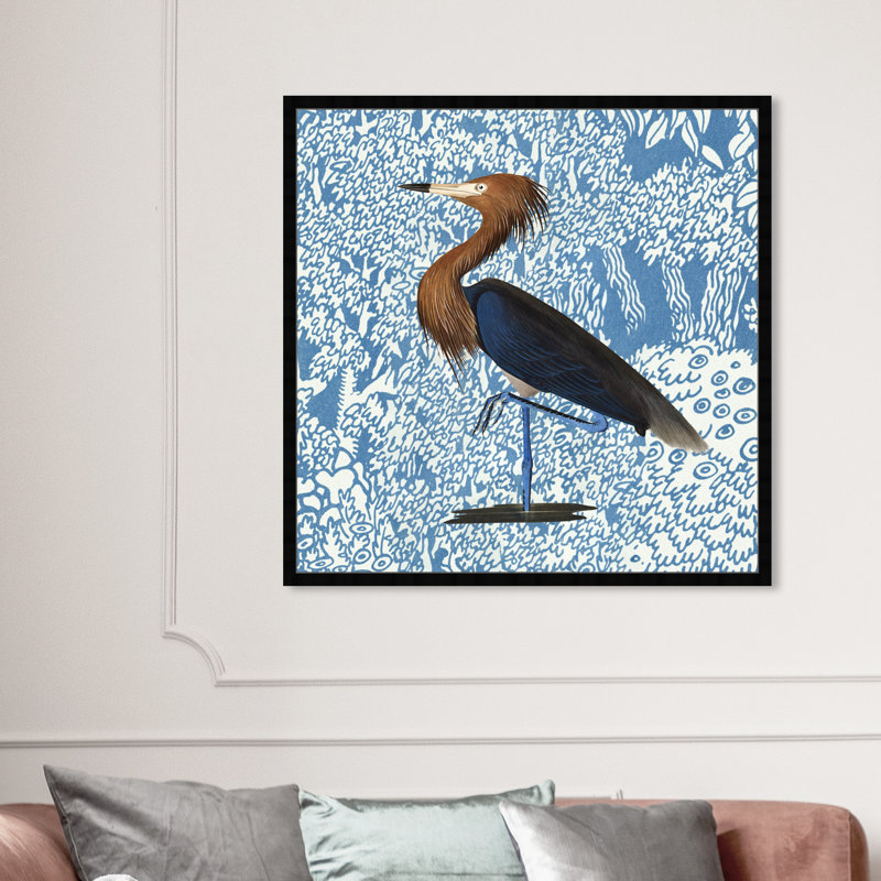 " Bird Pose " by Oliver Gal, Black, 42" H x 42" W x 0.5" D
