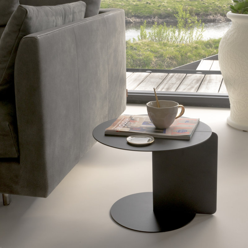 Jackson-Thomas Floor Shelf End Table, Black