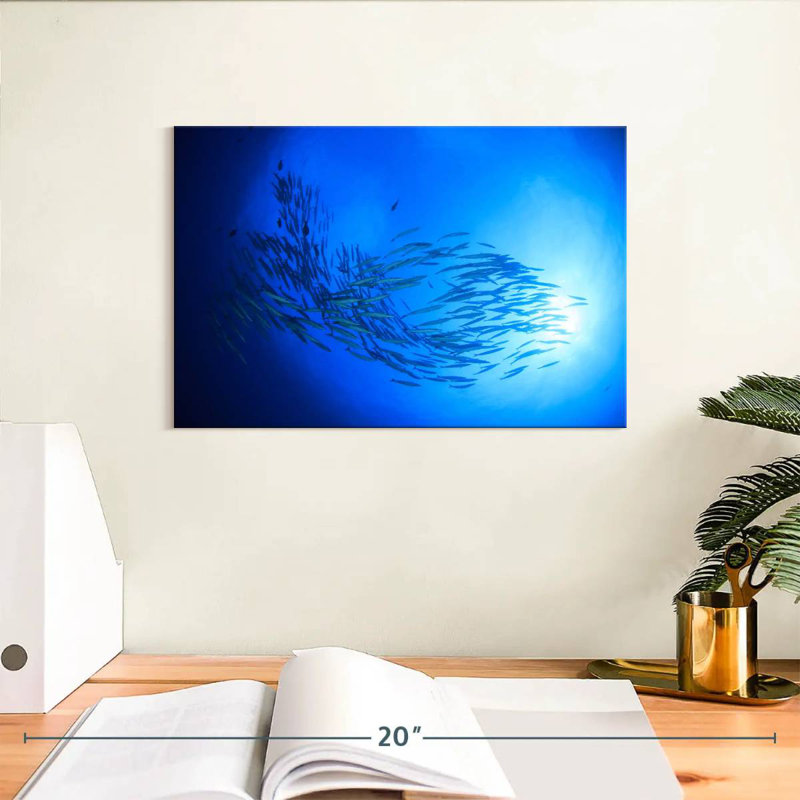 Aletra Sunrise Barracuda Fish, 8" H x 12" W