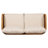 Outdoor Patio Cushioned Sofa
