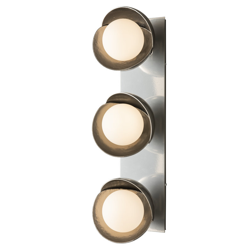 Brooklyn 3 - Light Dimmable Bath Bar, Sterling, Sterling