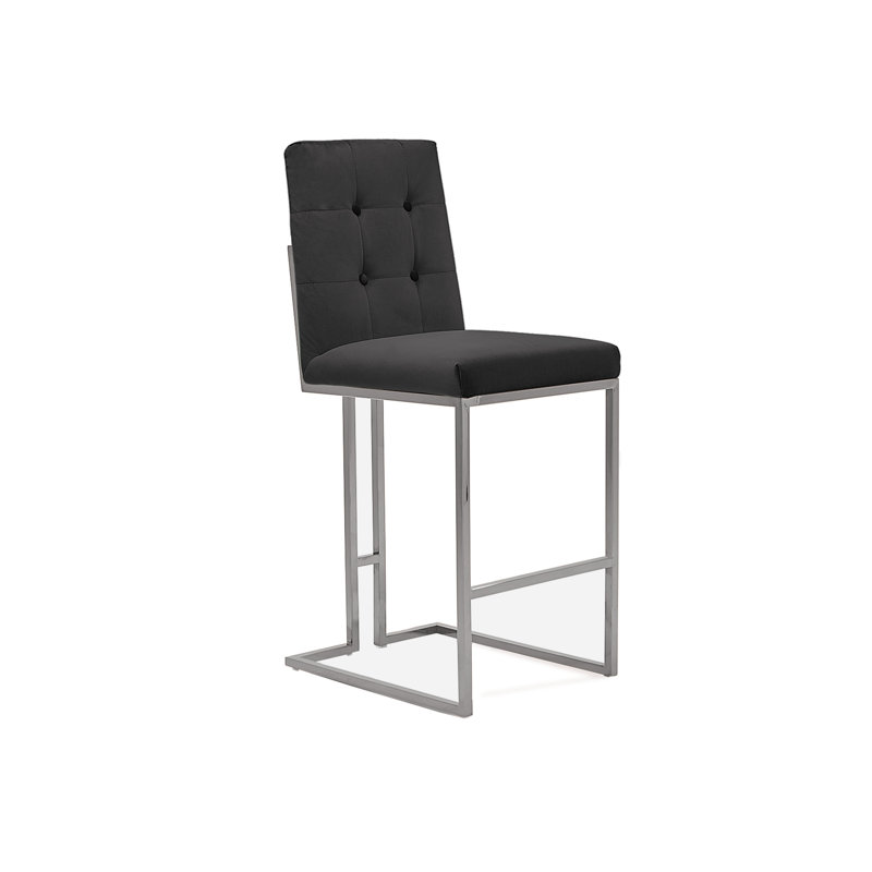 Tabouret de bar Cameron, Noir