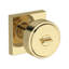 Vashon Keyed Entry Knob with Contemporary Square Rose in Polished Chrome-2136796269