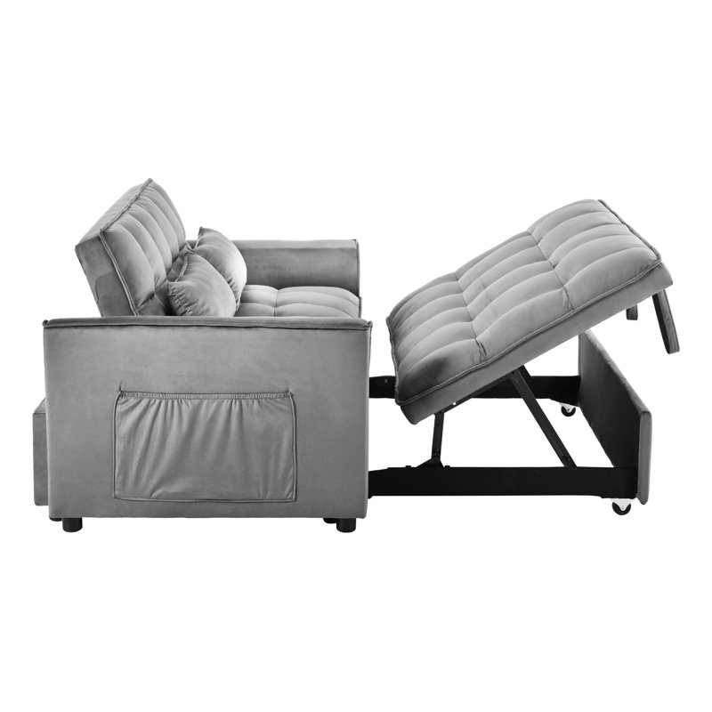 Grey Couch With Reclining Back - Maximize Relaxation Bed Lumbar Support