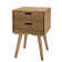 Caskey 2 Drawer Bedside Table