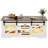 Lift Top Led Coffee Table With Sliding Barn Door-1053633164