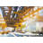 Trafic under the bridge - Blue Architecture Canvas Art for Home
