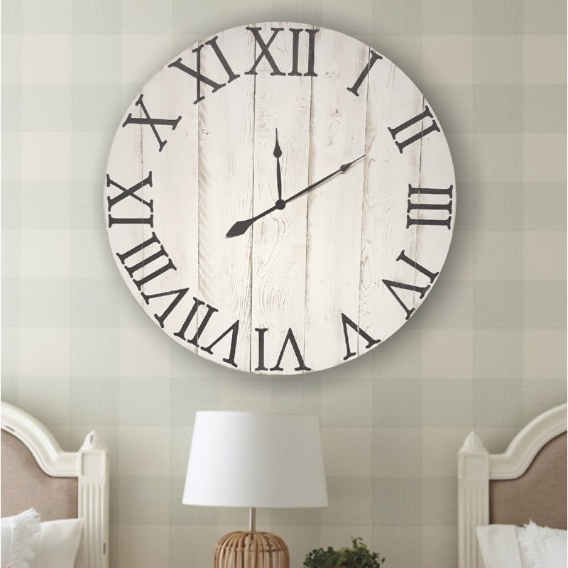Mascolo Wood Wall Clock, Large