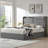 Upholstered Platform Bed with Hydraulic Lift-1630187316-1630187312