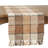 Checked 100% Cotton Table Runner