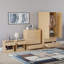 Tayce 4 Piece Bedroom Set (1 Drawer Bedside Chest X2, 5 Drawer Chest, 2 Door 2 Drawer Wardrobe)-2076848206