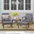 Isaacson Acacia 2 - Person Patio Conversation Sets with Cushions-1897764331-1897764328
