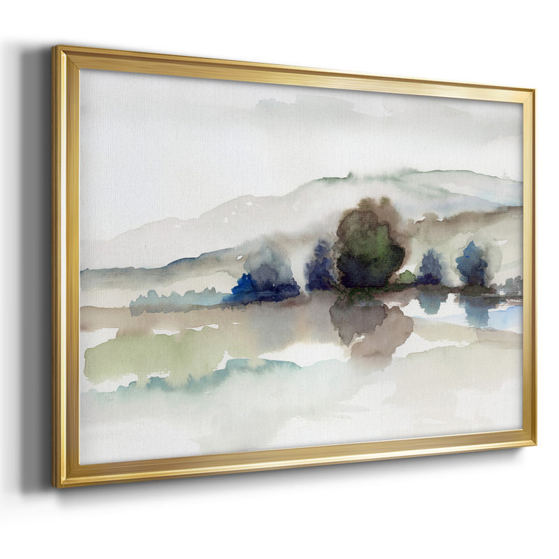 «August Morning II», toile tendue avec cadre_48335, Or, H 30 po x l 44 po x P 1,5 po