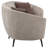 Glynes Upholstered Channel Back Curved Loveseat Beige-957825252