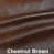 Cuir véritable brun chocolat est en rupture de stock