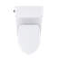 TOTO Redington One-Piece Elongated 1.28 GPF WASHLET+ and Auto Flush Ready Universal Height Toilet with CEFIONTECT and SS124 SoftClose Seat, Bone - MS672124CEFG#03-1306761240-1306761239