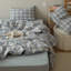Washed Cotton Boho Soft Duvet Cover Set-1126550261-1079322548
