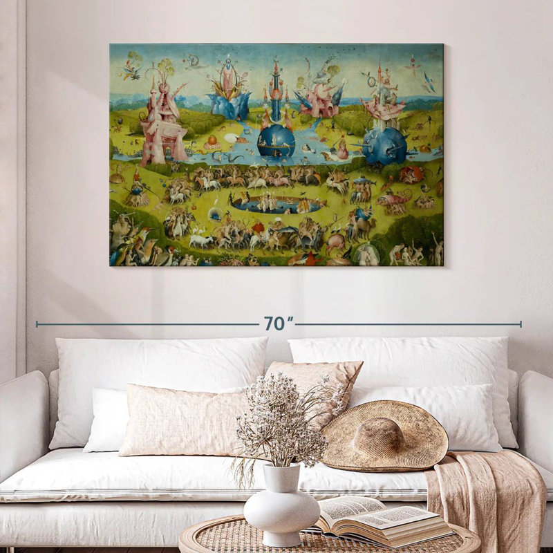 Leisha Le jardin des délices terrestres IV, H 32 po x l 48 po