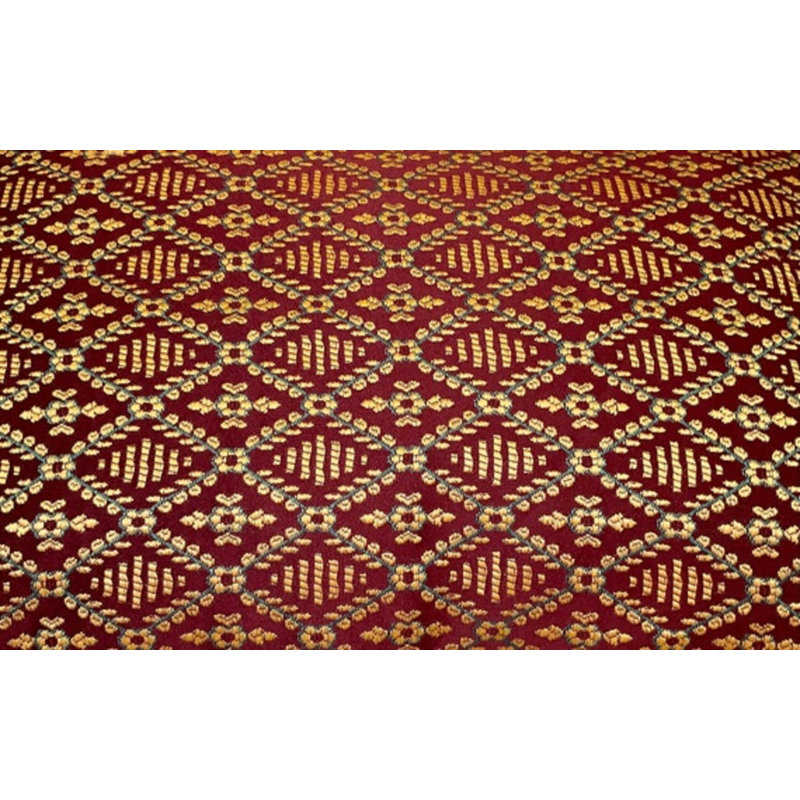 Parsonsburg Indoor / Outdoor Rectangular Lumbar Pillow Cover, Geometric, Burgundy