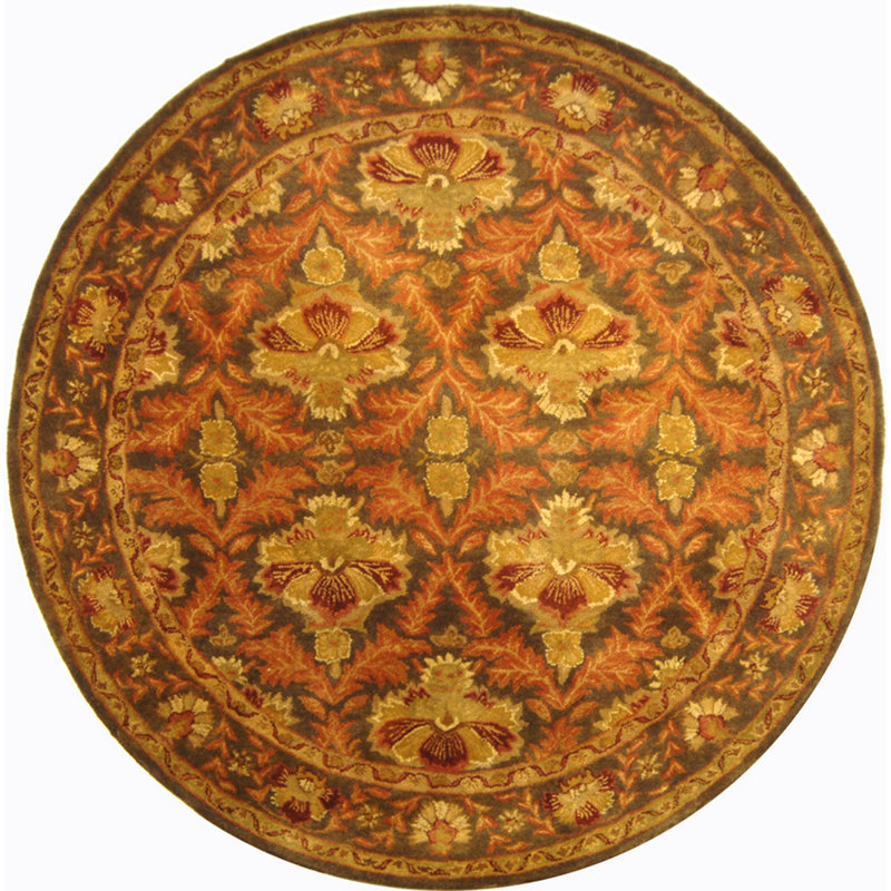 Dunbar Hand Tufted Wool Oriental Rug, Round 8'