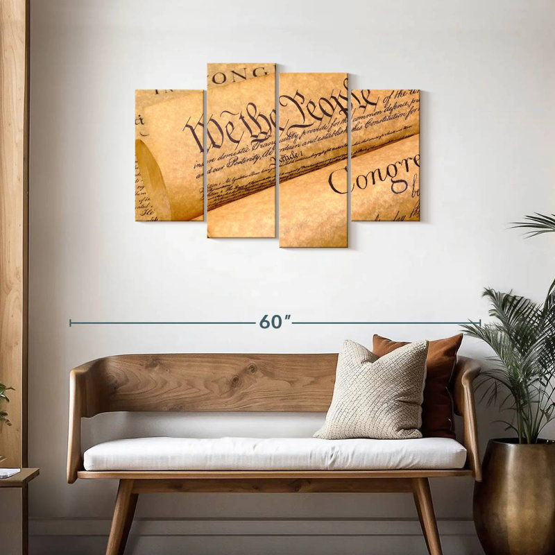 Keiri Declaration Of Independence Documents, 27" H x 43" W