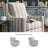 Kambria Upholstered Swivel Armchair-691422994