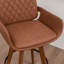 Tabourets de comptoir pivotants modernes (ensemble de 3)-838684087-838684075-838684077