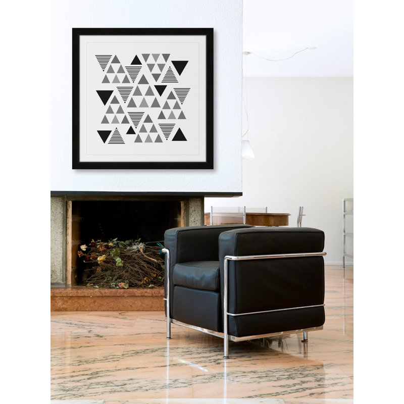 Single Picture Frame Print, Black, 51 cm H x 51 cm W