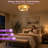 Arachne 19.7'' Farmhouse Caged Flush Mount Ceiling Fan with Light and Remote Control