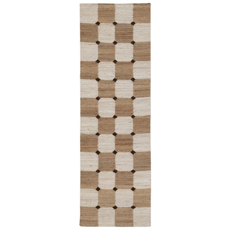 Flatweave Jute Hizri Rug, Runner 2'6" x 8'