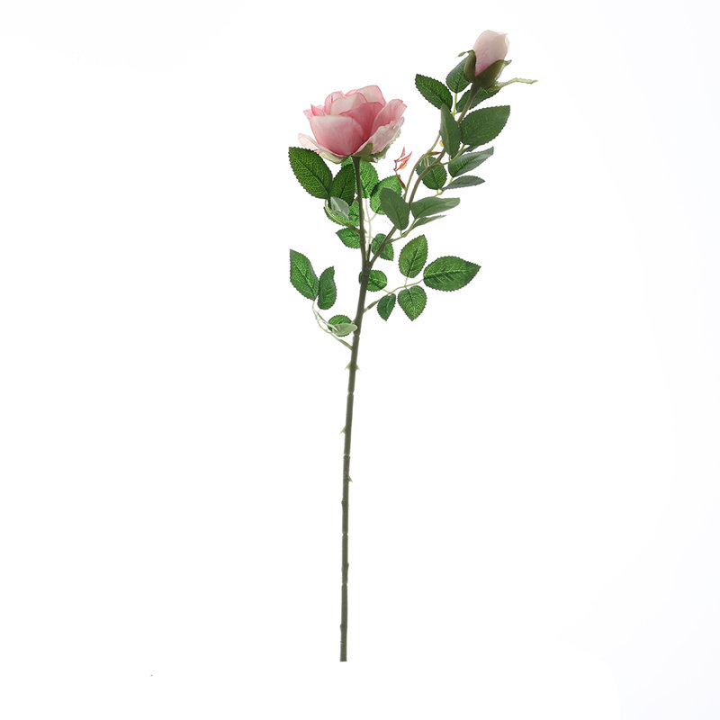 Silk Rose Arrangement, White, 21cm H x 15cm W x 15cm D