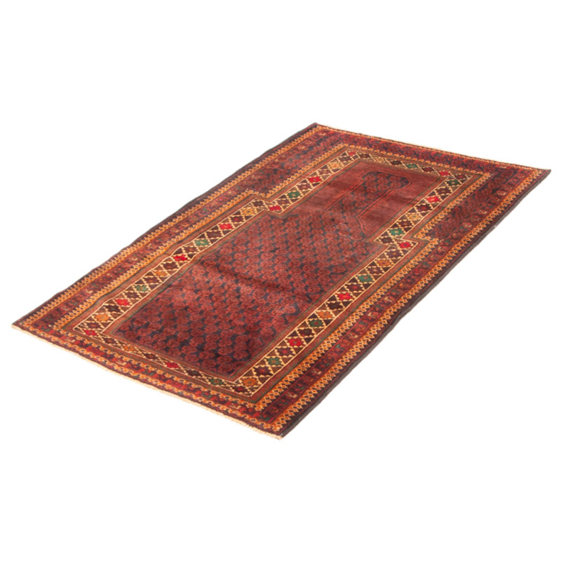 Teimani Burgundy Rug 2'11" x 4'11"