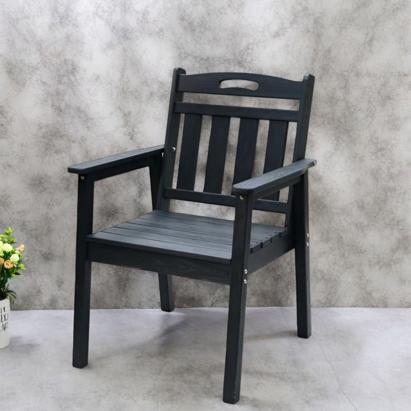 Chaises de salle à manger durables en PEHD, conception moderne pour le jardin et la maison