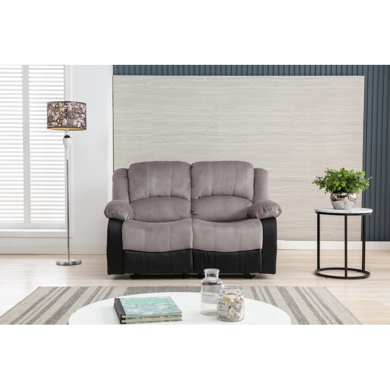 Causeuse Alizzon, Mélange de polyester gris
