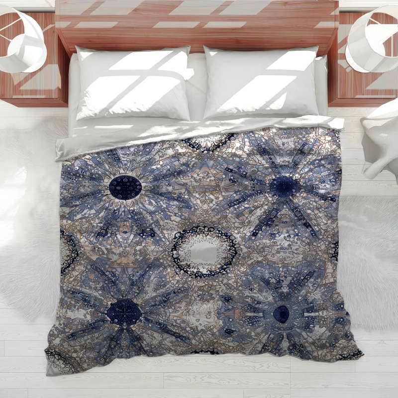Snowflakes Bedding Pattern Comforter Traditional, Twin XL Comforter