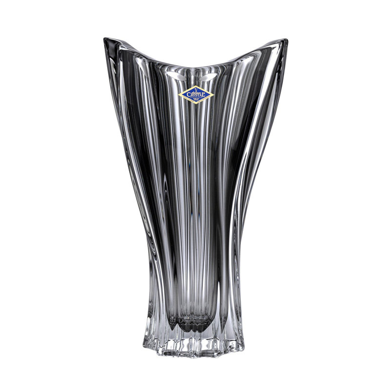 Vase de table en cristal