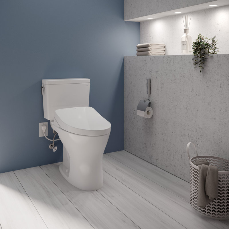 Drake® Dual-Flush Elongated Two-Piece toilet (Seat Included), 10"