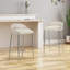 Tabouret de comptoir rembourré 26 po Shounda-369230275