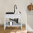 Laundry Sink With Pull-Out Faucet And Cabinet-124467820