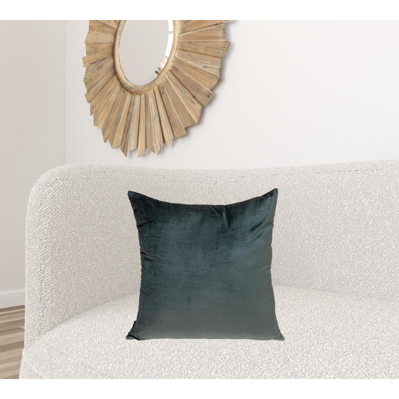 Coussin 16 po x 16 po, Gris foncé