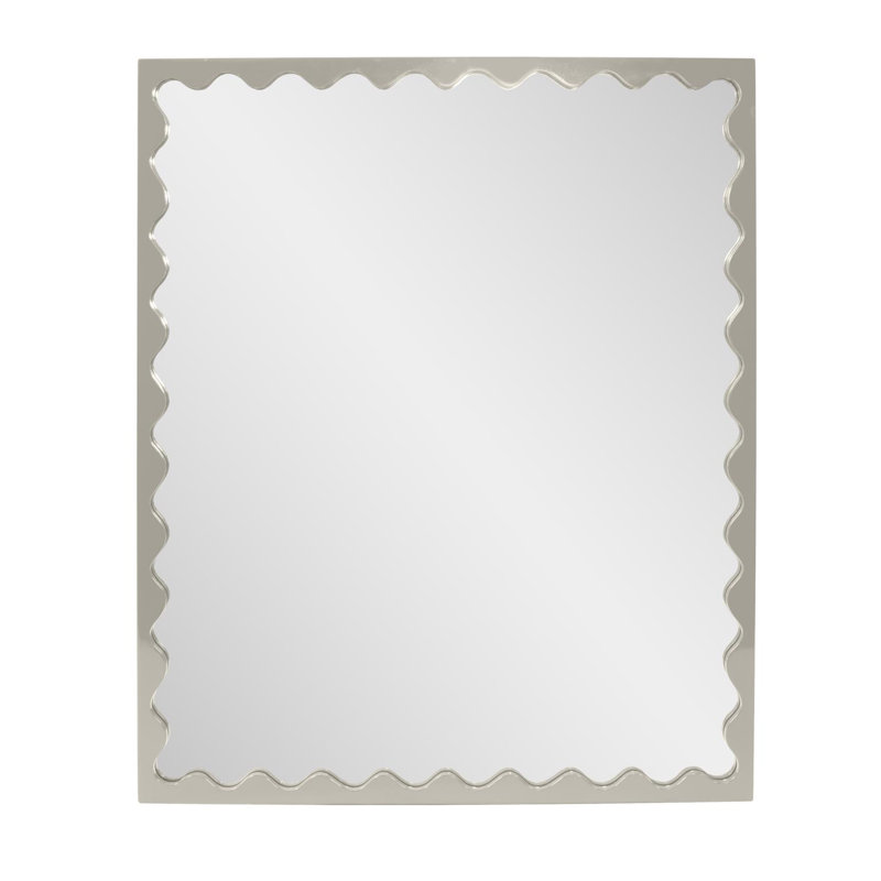Ailee Rectangle Mirror, Nickel