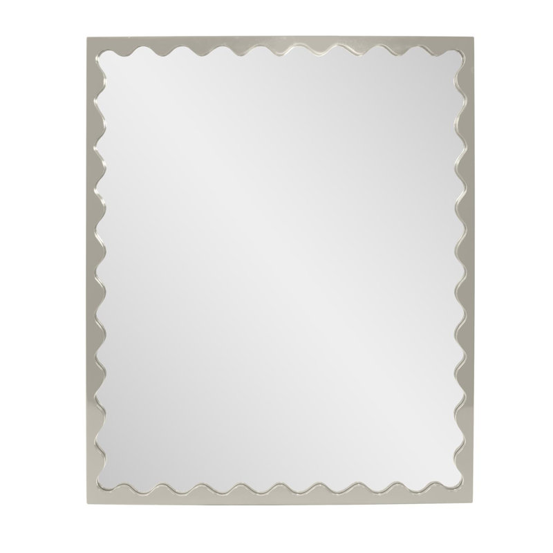 Ailee Rectangle Mirror, Nickel