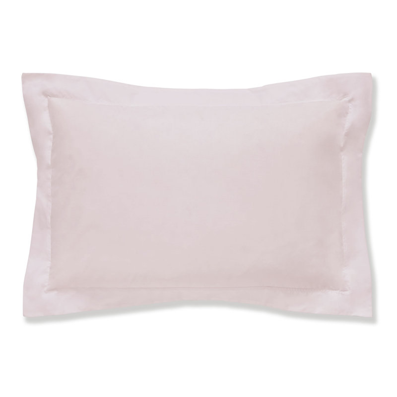 Plain 100% Cotton Pillowcase, Blush