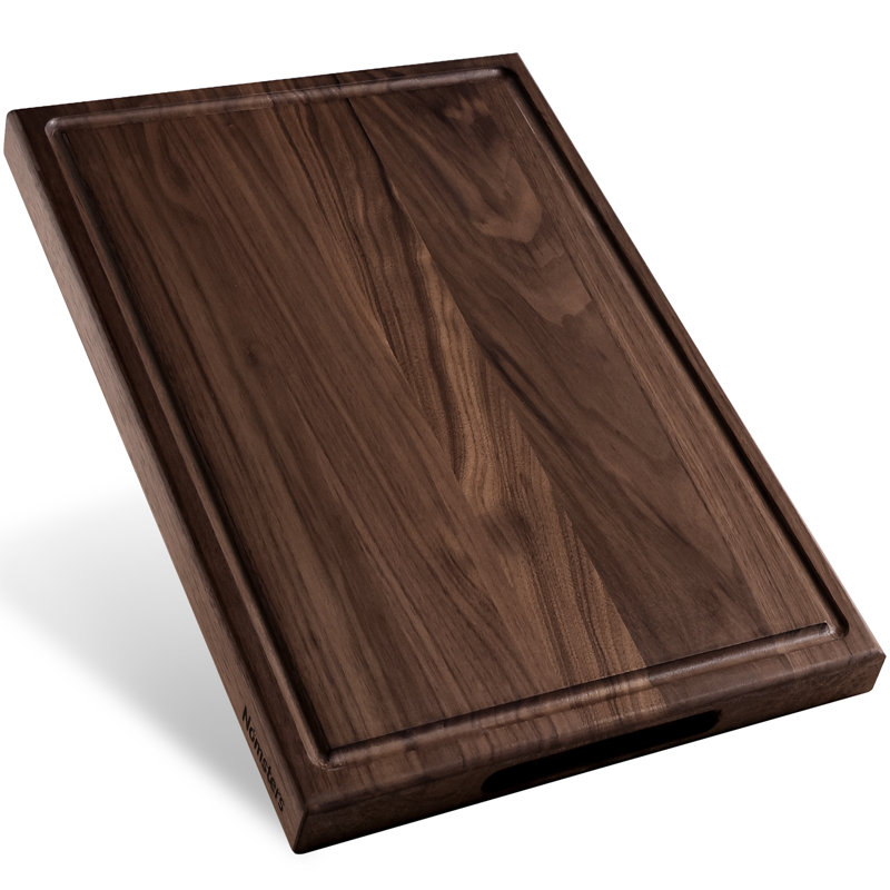Planches à découper de luxe en noyer noir américain pour la cuisine, 17 pouces