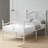 Twin Size Platform Bed Frame with Unique Butterfly-Shaped Headboard and Footboard-799586025