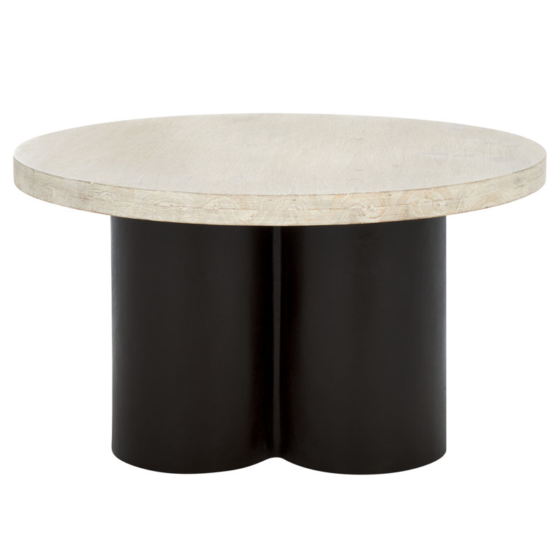Table basse Benvolio, Blanc délavé