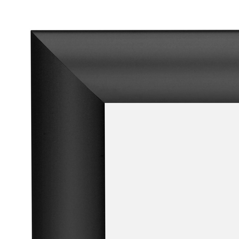 Cadre photo simple en métal, Noir, 11,7 po x 16,5 po