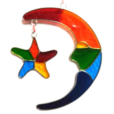Abish Plastic Astrology & Stars Suncatcher